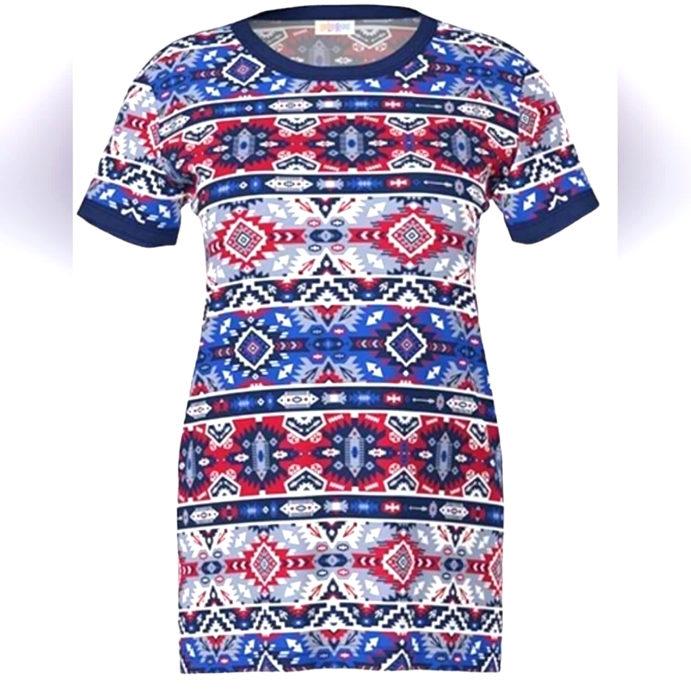 Red White Blue graphic tee